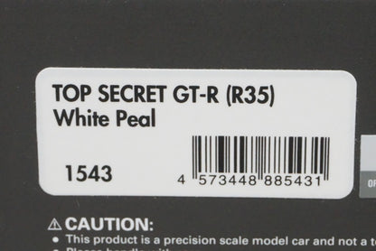 1:43 ignition model IG1543 Top Secret GT-R White Pearl