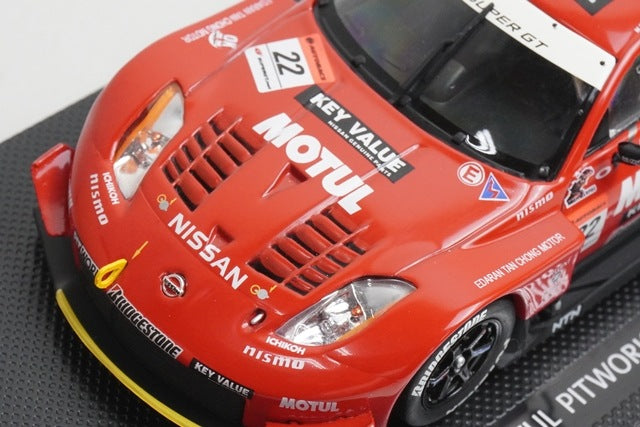 1:43 EBBRO 43723 Nissan Motul Pit Work Z Super GT500 Malaysia 2005 #22 model car