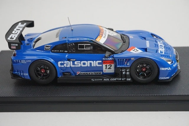 1:43 EBBRO 44542 Nissan CALSONIC IMPUL GT-R Super GT500 Fuji 2011 #12
