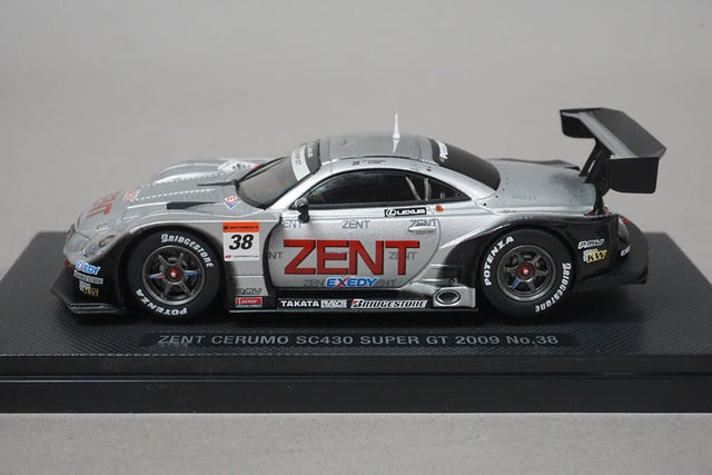 1:43 EBBRO 44183 Lexus ZENT CERUMO SC430 Super GT500 2009 #38