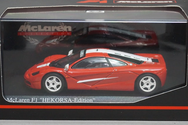 1:43 MINICHAMPS 533133441 McLaren F1 HEKORSA-Edition Red White