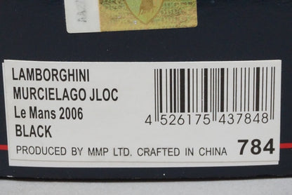 1:43 EBBRO 43784 Lamborghini Murcielago JLOC LM 2006 #53 Black