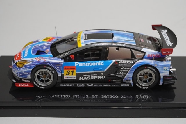 1:43 EBBRO 44749 Toyota apr HASEPRO Prius GT SGT300 2012 #31 model car