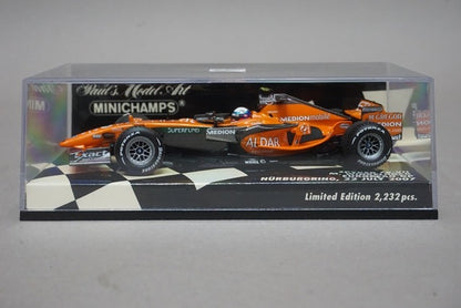 1:43 MINICHAMPS 400070120 Spyker F8-VII European GP Nurburgring 2007 #21