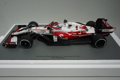 1:18 SPARK 18S607 Alfa Romeo Racing ORLEN C41 Abu Dhabi GP 2021 #7 model car