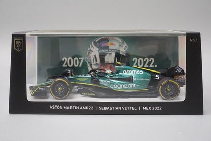 1:43 SPARK NKN01 Aston Martin AMR22 SV Mexican GP 2022 #5 Sebastian Vettel SEVEN COLLECTION