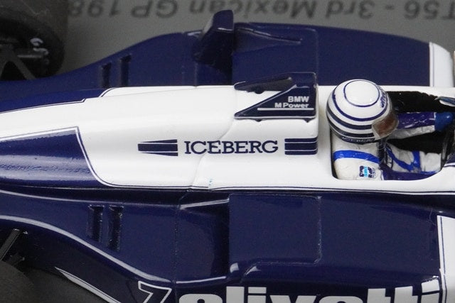 1:43 SPARK S7106 Brabham BT56 Mexico GP 1987 #7 Riccardo Patrese model car