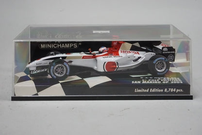 1:43 MINICHAMPS 400040109 BAR Honda 006 San Marino GP 2004 #9 Jenson Button