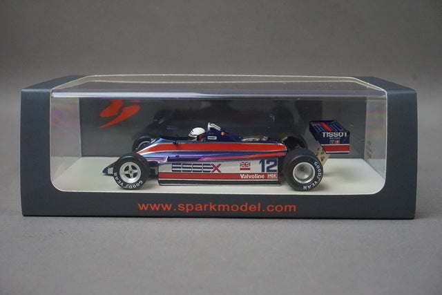1:43 SPARK S4286 Lotus 81 Brazilian GP 2nd 1980 #12 E. De. Angelis