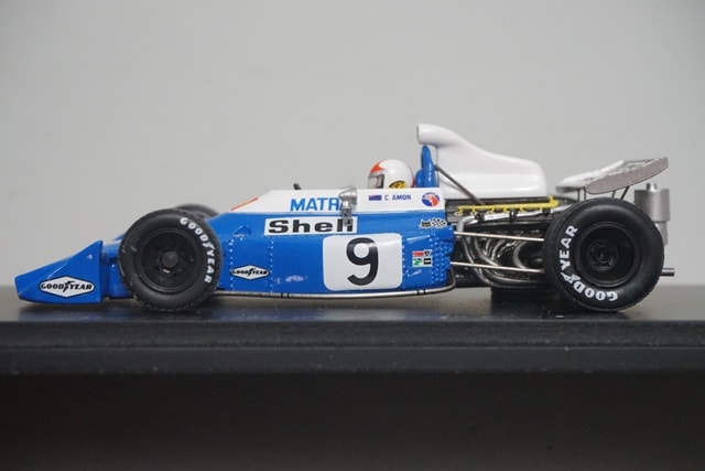 1:43 SPARK S1607 Matra MS 120D French GP 3rd place 1972 #9 C.Amon