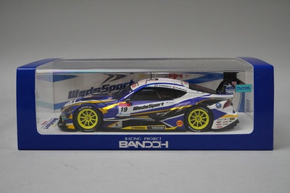 1:43 Spark WSB-MS001 RPB Super GT GT500 Class TGR BANDOH ADVAN GR Supra 2020 #19 model car