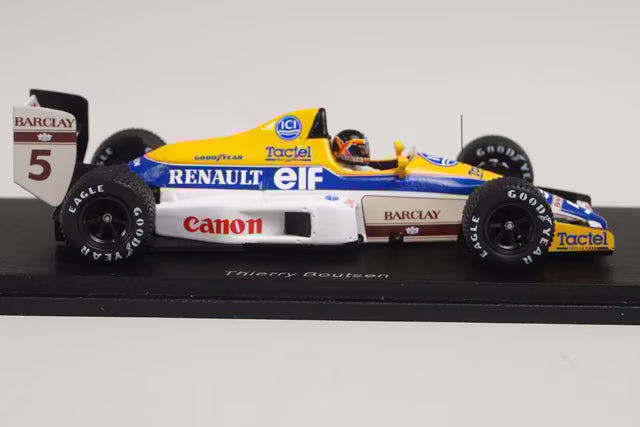 1:43 SPARK S4322 Williams FW12C T.Bootzen Canada GP Winner #5