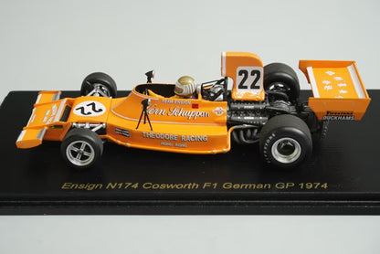 1:43 SPARK RS1781 Ensign N174 Cosworth F1 German GP 1974 #22 Raceland