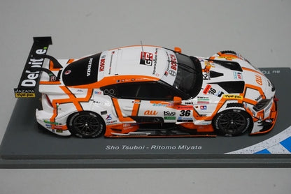 1:43 SPARK 43SGT2023 Toyota au TOM'S GR Supra TGR GT500 Super GT 2023 #36 Champion board included model car