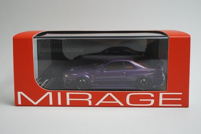 1:43 HPI 8399 Mirage Nissan NISMO R34 GT-R Z-tune Midnight Purple III model car