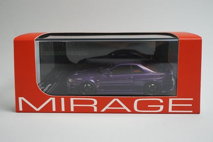 1:43 HPI 8399 Mirage Nissan NISMO R34 GT-R Z-tune Midnight Purple III model car