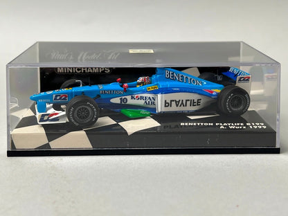 1:43 MINICHAMPS 430990010 Benetton Playlife B199 1999 #10 A.Waltz model car