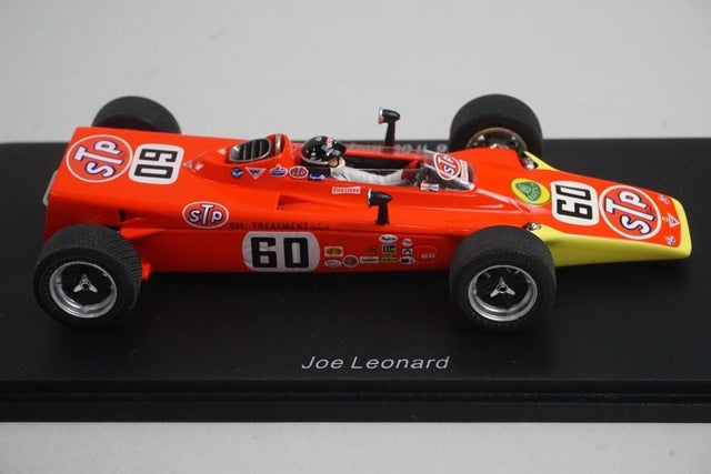 1:43 Spark S1762 Lotus 56 Indy 500 1968 #60 J.Leonard model car