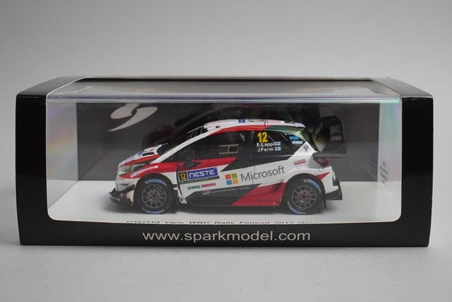 1:43 SPARK S5169 Toyota Yaris WRC Rally Finland Winner 2017 #12 model car