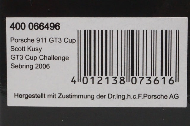 1:43 MINICHAMPS 400066496 Porsche 911 GT3 Cup Challenge Sebring 2006 #96