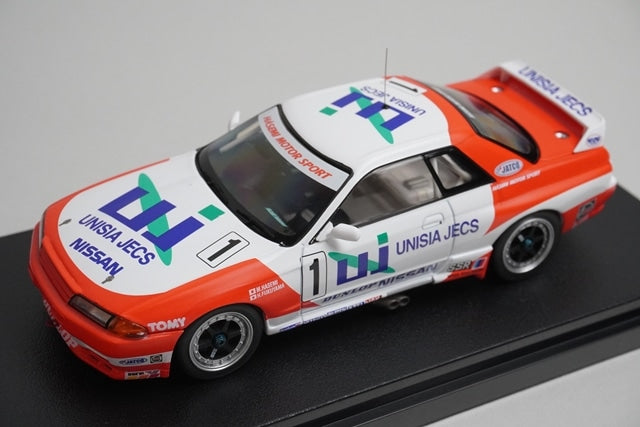 1:43 HPI 8609 Nissan Unisia Jex Skyline GT-R JTC Mine 1993 #1 model car