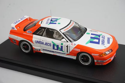 1:43 HPI 8610 Nissan Unisia Jex Skyline GT-R JTC Suzuka 1993 #1 model car