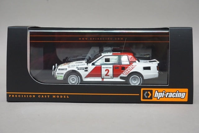 1:43 HPI 8936 Toyota Celica Twin Cam Turbo Safari 1986 #2 model car