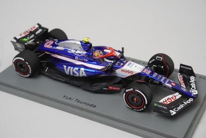 1:43 Spark S9522 VISA CASH APP RB VCARB 01 Saudi Arabian Grand Prix 2024 #22 model car