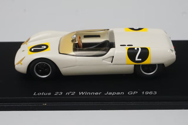 1:43 Spark KBS019 International Trade Custom Order Lotus 23 Japanese Grand Prix Winner 1963 #2 P.Waugh