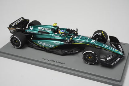 1:43 SPARK S8575 Aston Martin AMR23 Aramco Cognizant F1 Team Bahrain GP 3rd 2023 #14 Fernando Alonso