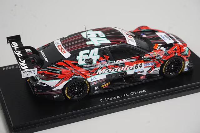 1:43 Spark SGT163 Honda Modulo Civic Type R-GT GT500 Super GT 2024 #64 model car