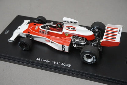 1:43 SPARK Mc-ES-1622-02 McLaren Ford M23B World Champion 1974 #5 E.Fittipaldi model car
