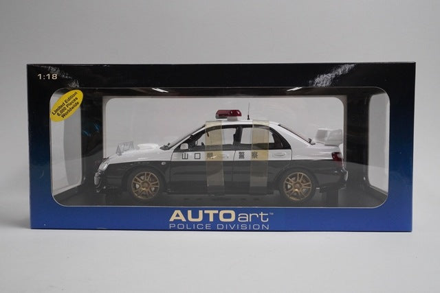 1:18 AUTOart 78656 Subaru Impreza WRX STI Police Car model car