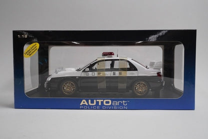1:18 AUTOart 78656 Subaru Impreza WRX STI Police Car model car