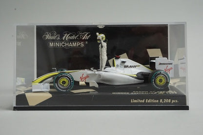 1:43 MINICHAMPS 400090122 Brown GP BGP 001 Australian GP 2009 #22 J. Button model car