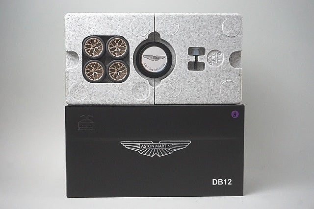 8241221P Xiao Guang MODEL 1:18 Aston Martin DB12 2024 Purple *Interchangeable wheels included