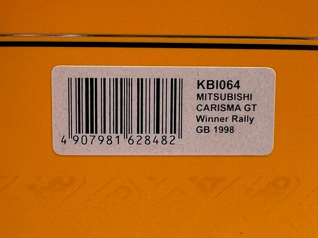 1:43 ixo KBI064 Mitsubishi Carisma GT GB Rally 1998 #2 R. Burns R. Reid model car