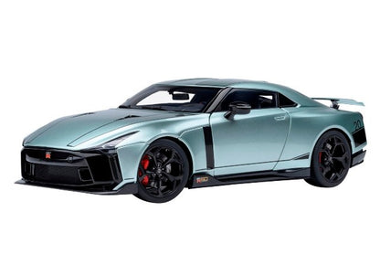 77512 AUTOart 1:18 Nissan GT-R50 by ITALDESIGN Metallic Green Black model car