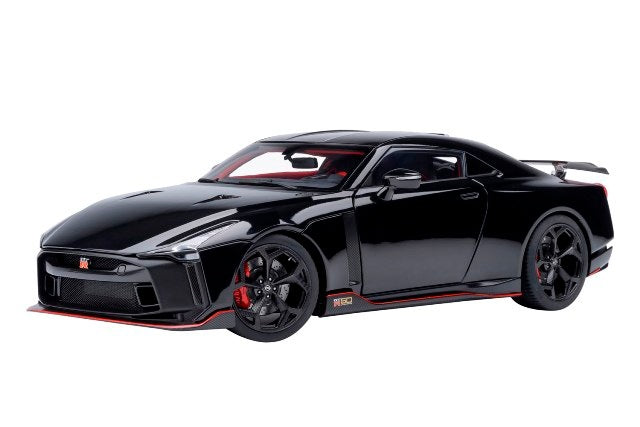 77513 AUTOart 1:18 Nissan GT-R50 by ITALDESIGN Black Matte Black model car