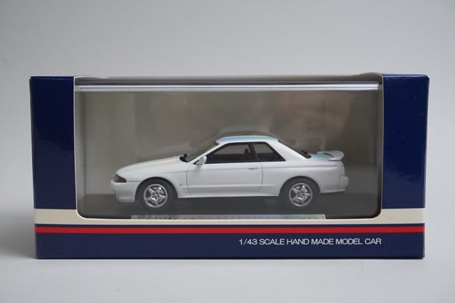 1:43 Hi-Story HS022 Nissan Skyline Sports Coupe GTS-t Type M 1989 Crystal White model car