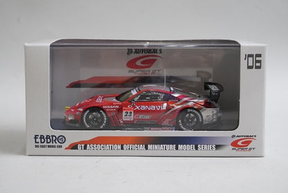 1:43 EBBRO 43829 Nissan Xanavi Nismo Z Super GT 1000km Suzuka 2006 #23 model car