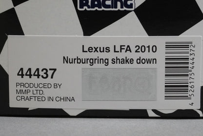 1:43 EBBRO 44437 Lexus LFA Nurburgring 2010 Shakedown Specification model car