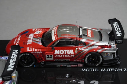 1:43 EBBRO KWAM122001 Dealer Nissan 07 Nismo GT500 Z Fuji 1-2 FINISH! Set of 2 #23 #22 model car