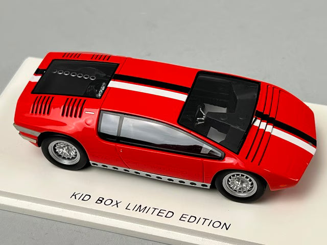 1:43 SPARK SKB43009 Kidbox Bizzarrini Manta Tokyo Racing Car Show 1969 Red model car