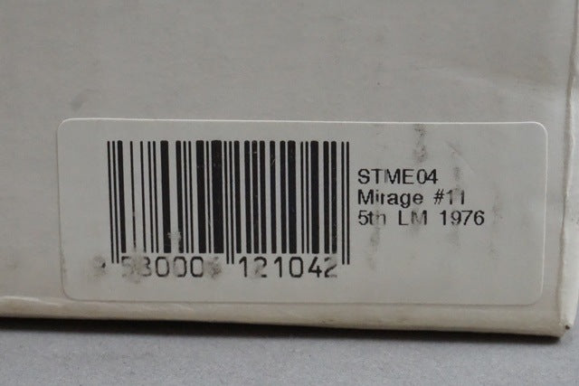 1:43 Spark STME04 Mirage GR8 Le Mans 5th 1976 #11 model car