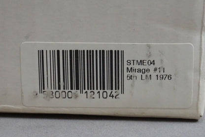 1:43 Spark STME04 Mirage GR8 Le Mans 5th 1976 #11 model car