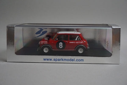 1:43 Spark S2660 Mini Cooper East African Safari 1967 #8 model car