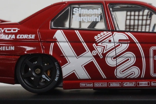 1:43 HPI 8126 Alfa Romeo 155 TS Silverstone BTCC Presentation 1994 #155