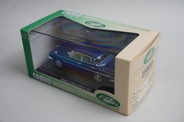 1:43 EBBRO 43570 Nissan Prince Gloria Super 6 1963 Blue