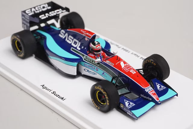 1:43 Spark FS19 Racing On Custom Jordan 194 Hart Pacific GP 1994 #15 Aguri Suzuki